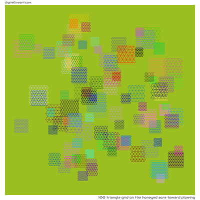 The Honeyed Acre toward Plowing — Triangle Grid, 100 elements