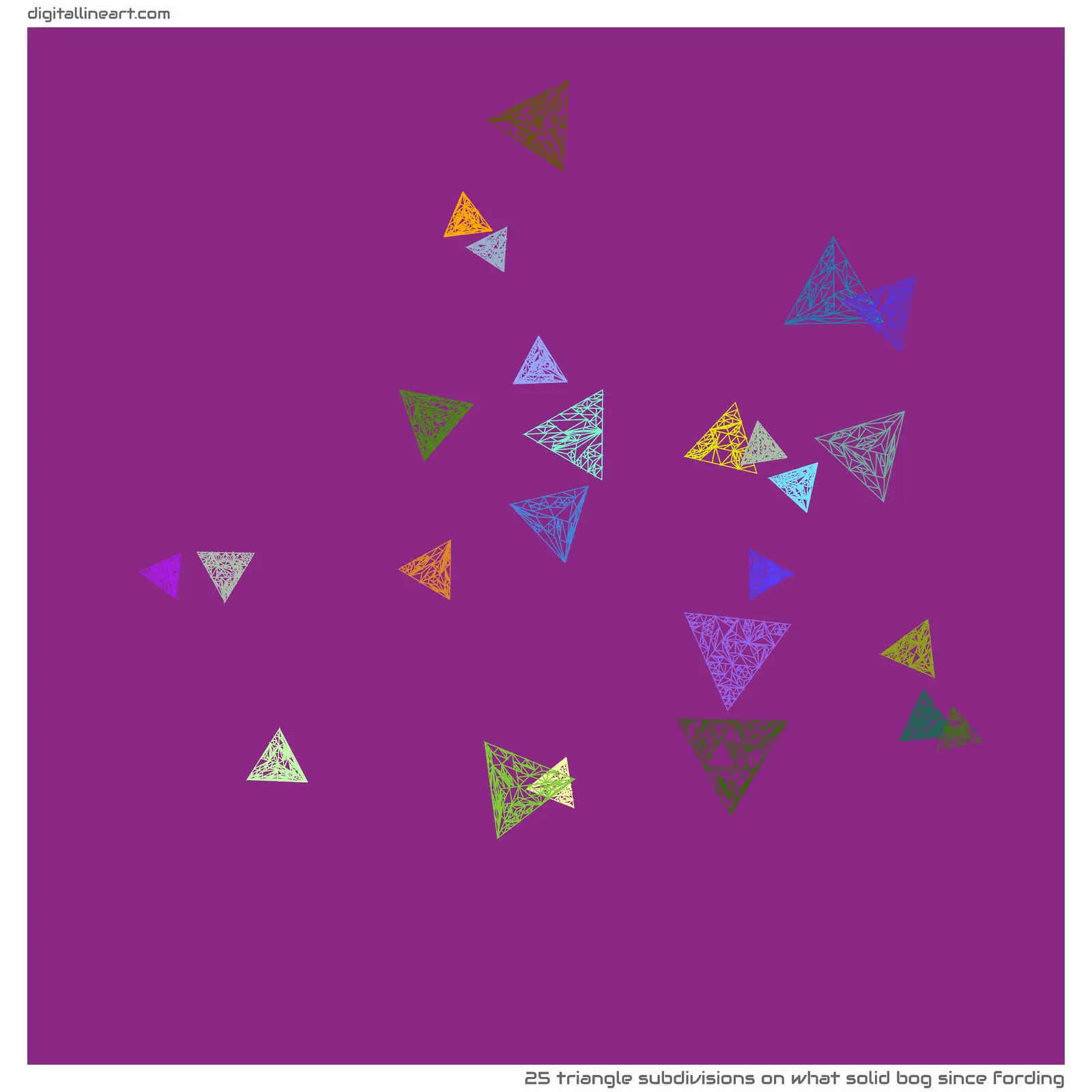 What Solid Bog Since Fording — 25 triangle subdivisions