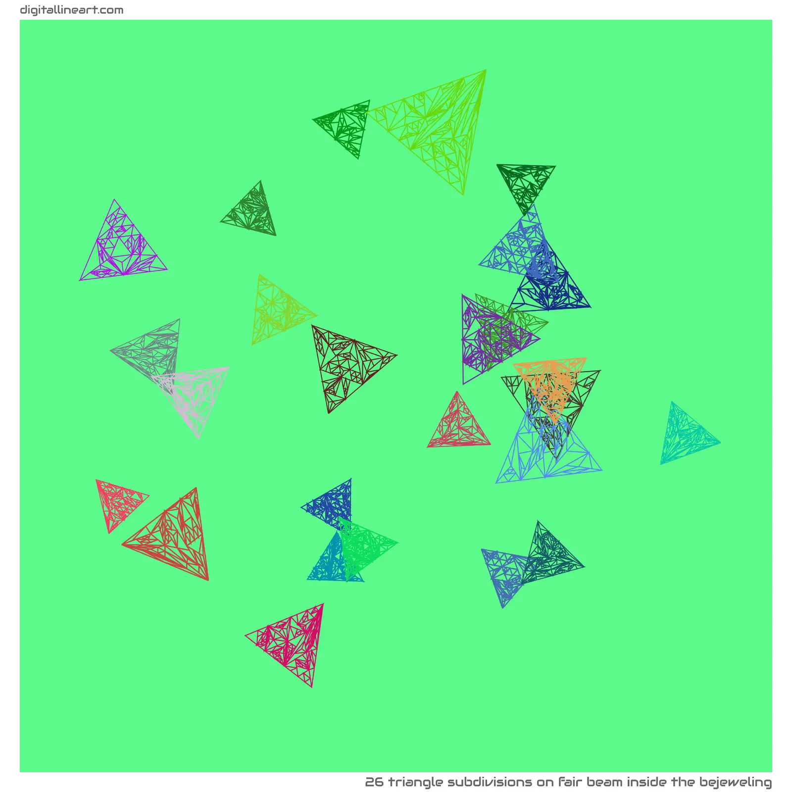 Fair Beam Inside the Bejeweling — 26 triangle subdivisions