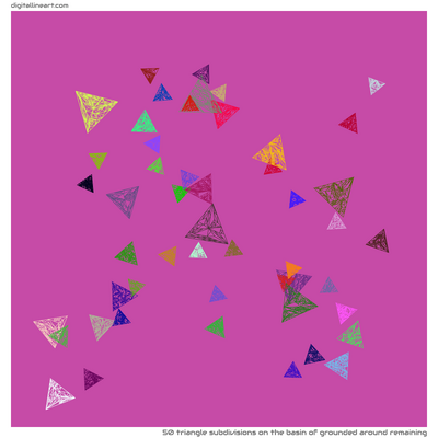 The Basin of Grounded Around Remaining — 50 triangle subdivisions