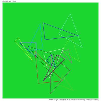 14 Triangle Variants in Warm Basin During the Grounding