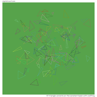 The Constant Basin with Crafting — 117 triangle variants