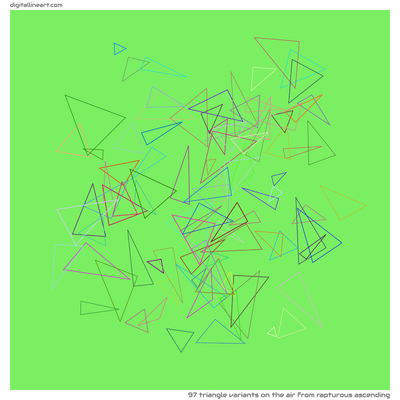 The Air from Rapturous Ascending — 97 triangle variants