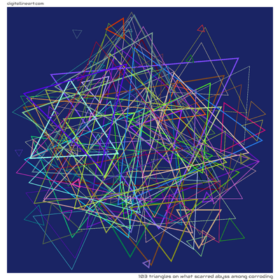 103 Triangles in What Scarred Abyss among Corroding