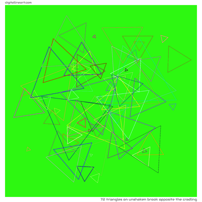 Unshaken Brook opposite the Cradling — 72 triangles