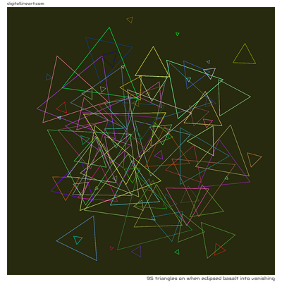 When Eclipsed Basalt into Vanishing — 95 triangles