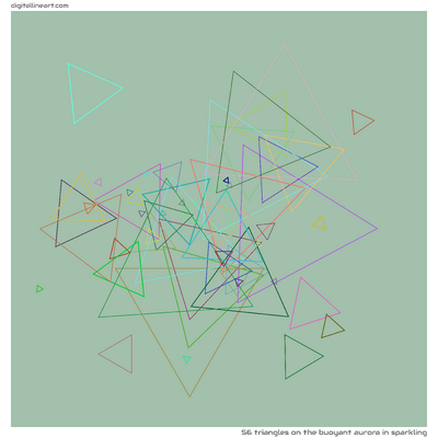 The Buoyant Aurora in Sparkling — 56 triangles