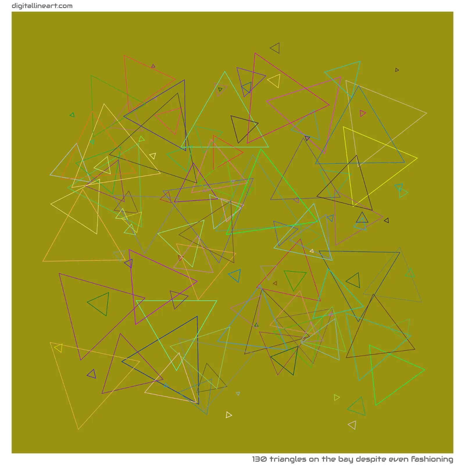 The Bay despite Even Fashioning — 130 triangles