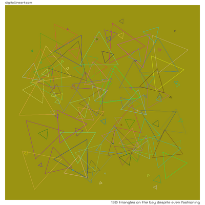 The Bay despite Even Fashioning — 130 triangles