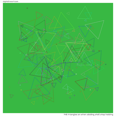 When Abiding Atoll atop Holding — 148 triangles