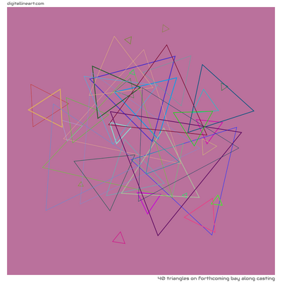 Forthcoming Bay along Casting — 40 triangles