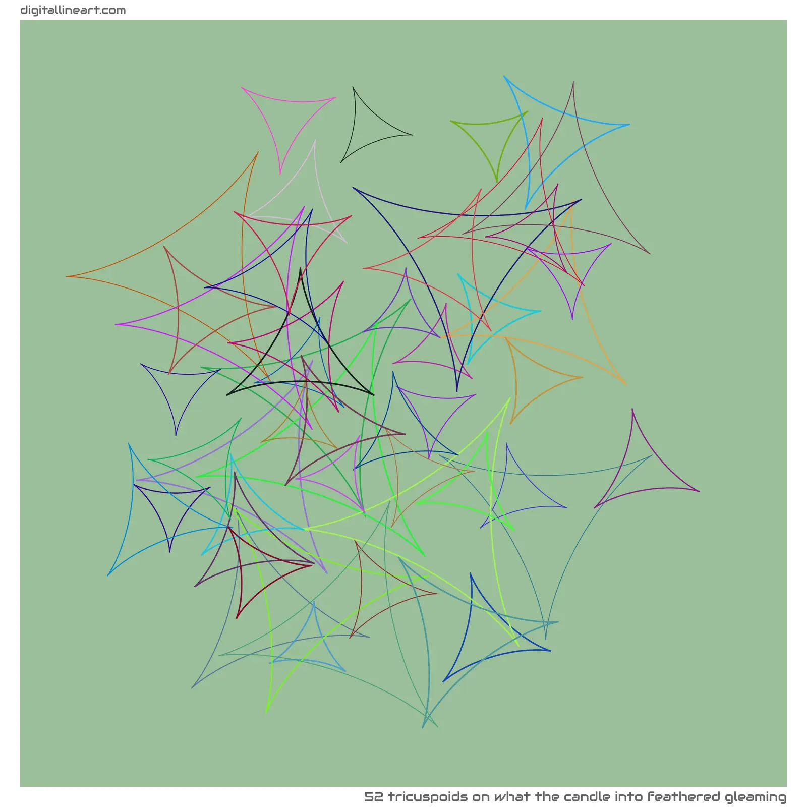 What the Candle into Feathered Gleaming — 52 tricuspoids