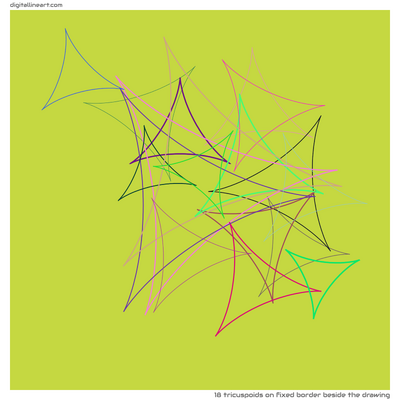 Fixed Border beside the Drawing — 18 tricuspoids