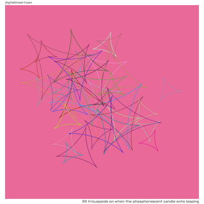 When the Phosphorescent Candle onto Leaping — 39 tricuspoids