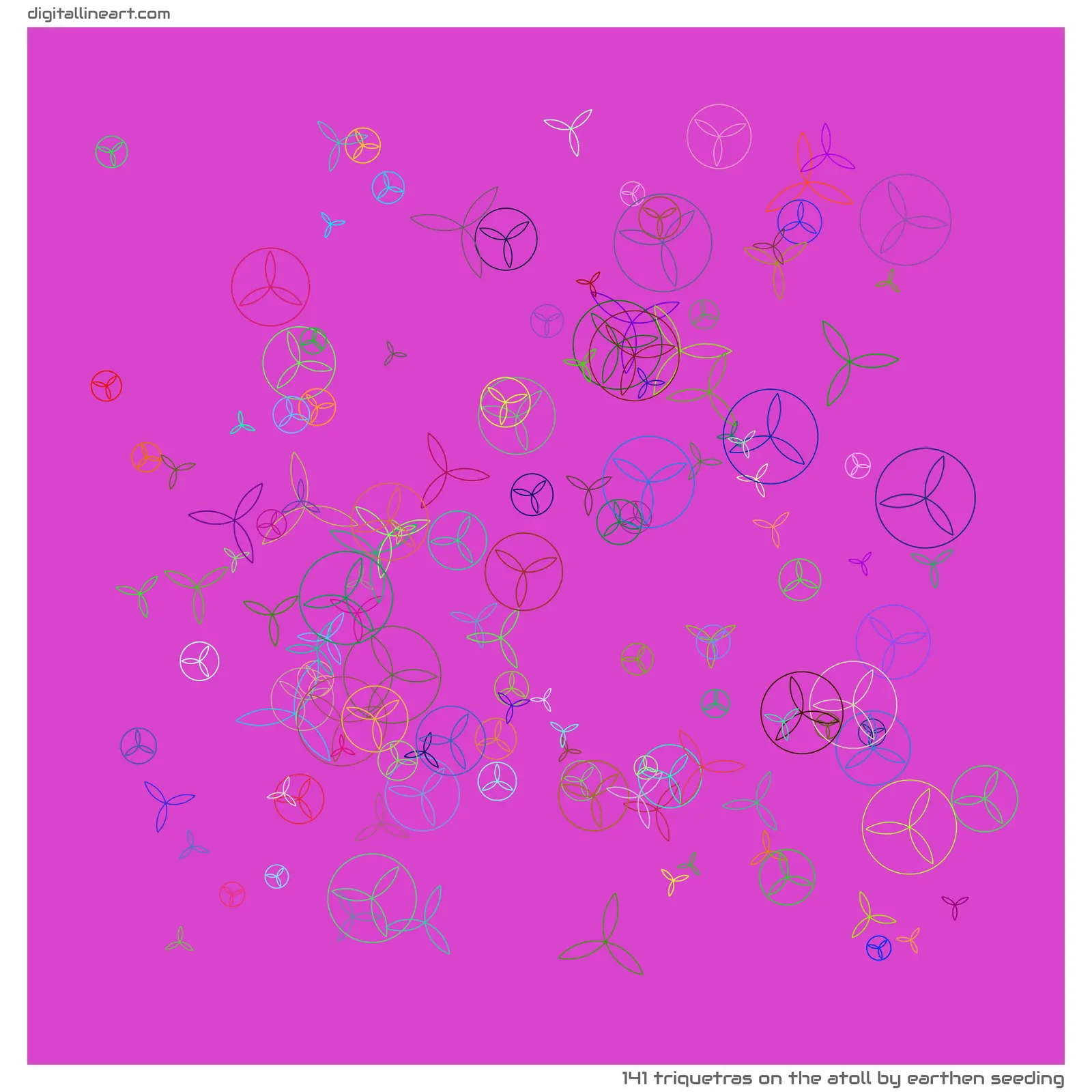 The Atoll by Earthen Seeding — 141 triquetras