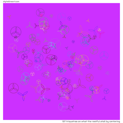 What the Restful Atoll by Centering — 137 triquetras