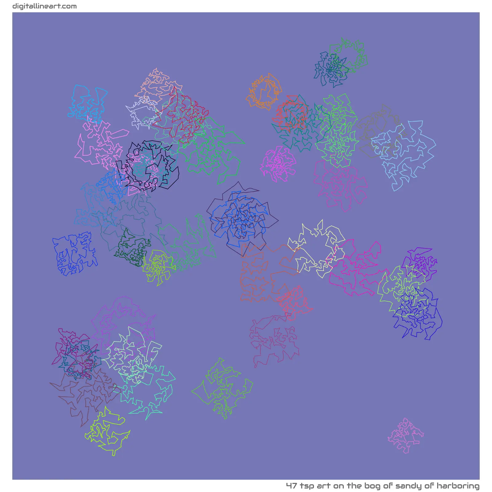 The Bog of Sandy of Harboring — TSP Art, 47 elements