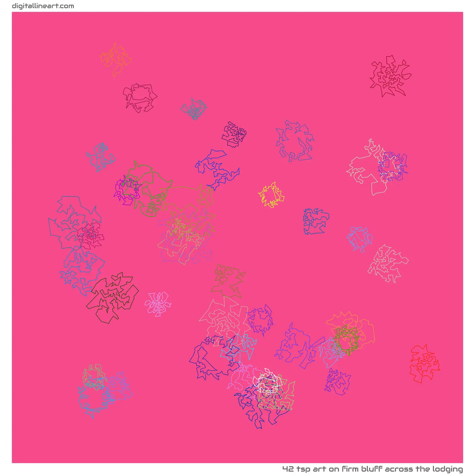 Firm Bluff across the Lodging — TSP Art, 42 elements