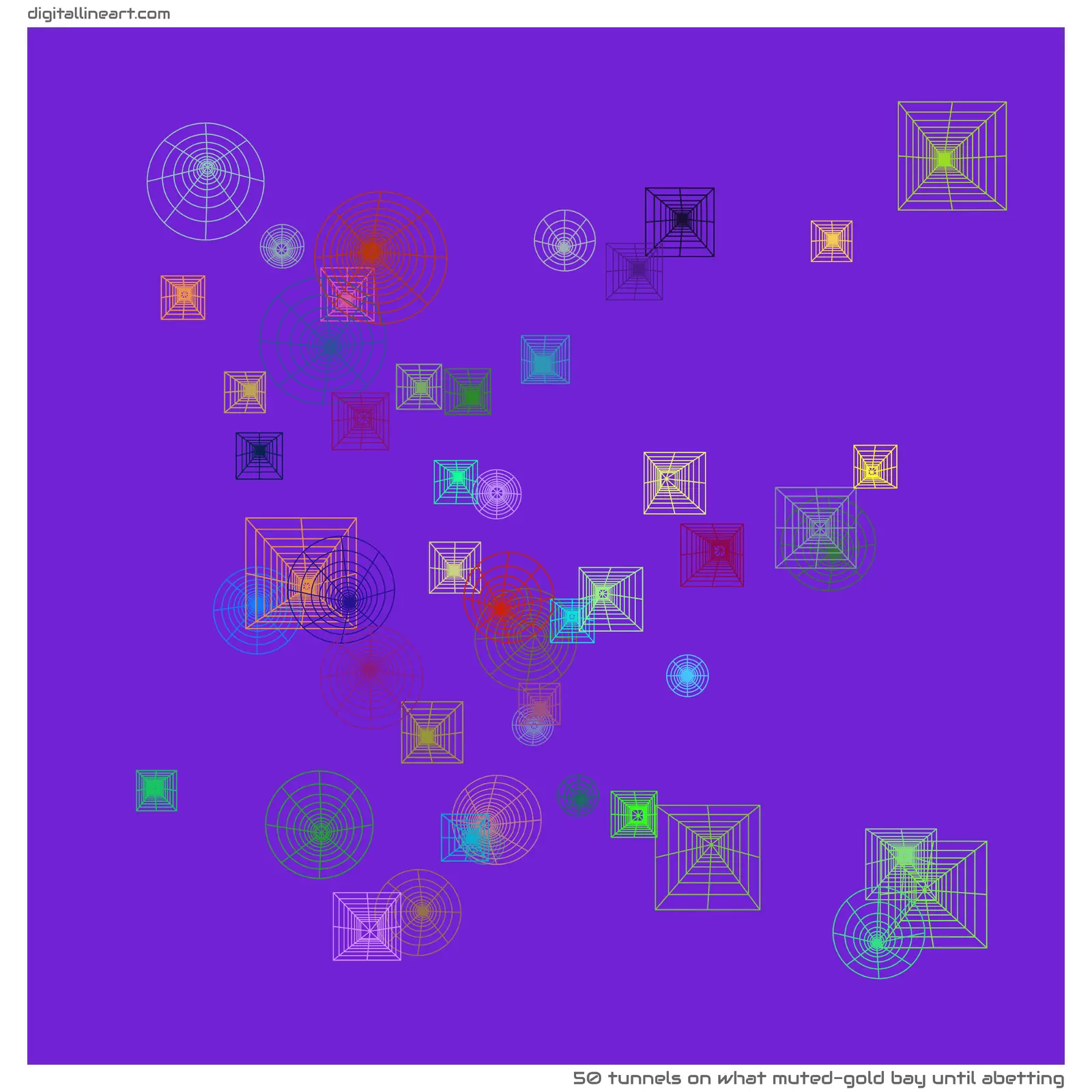 What Muted-gold Bay until Abetting — 50 tunnels