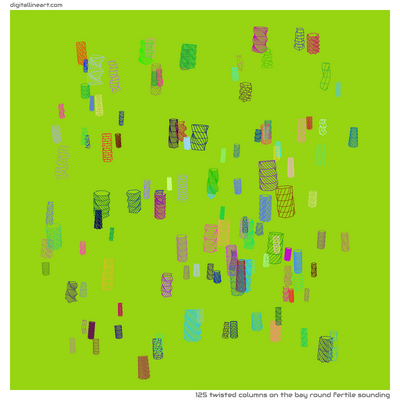 The Bay round Fertile Sounding — 125 twisted columns