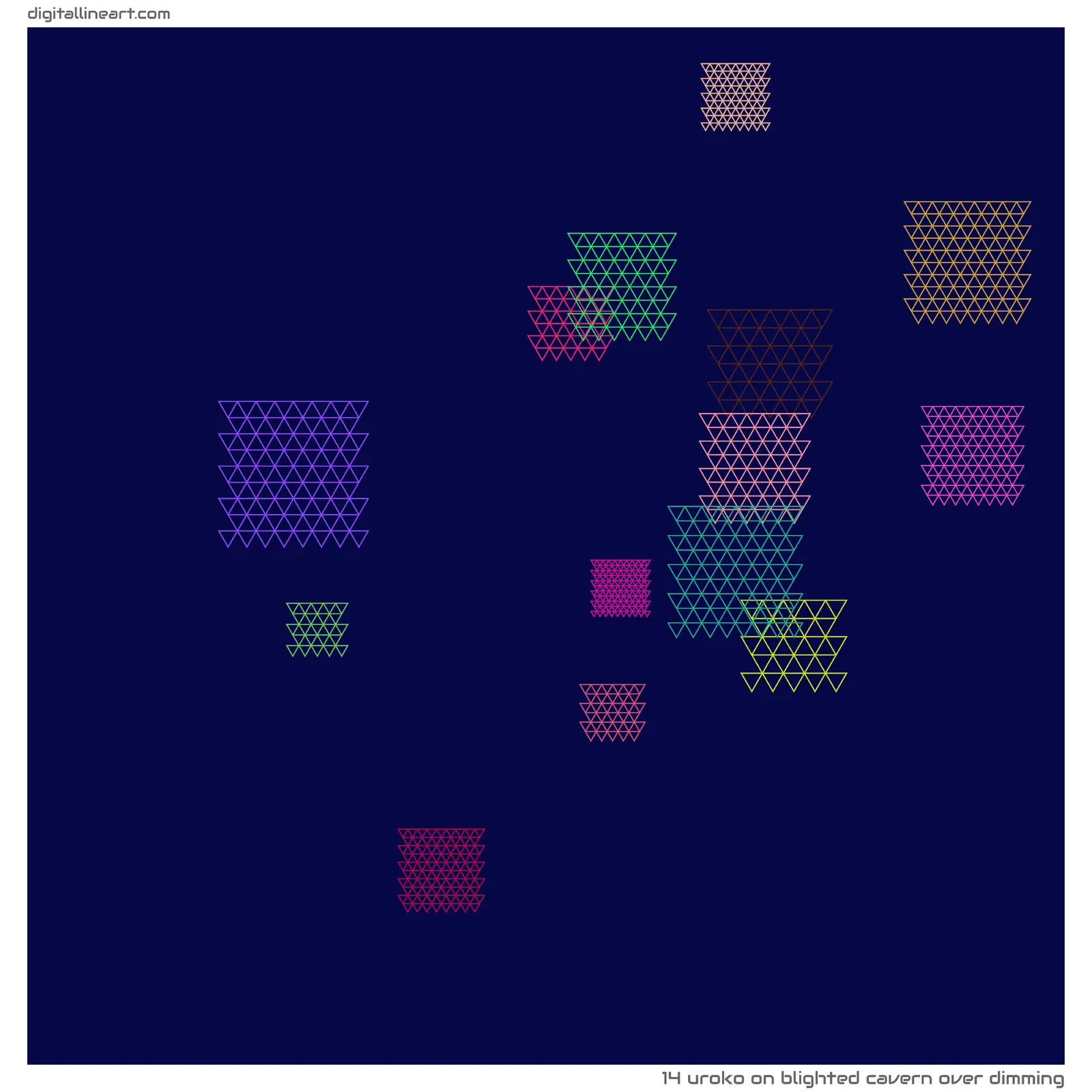 Blighted Cavern over Dimming — Uroko, 14 elements