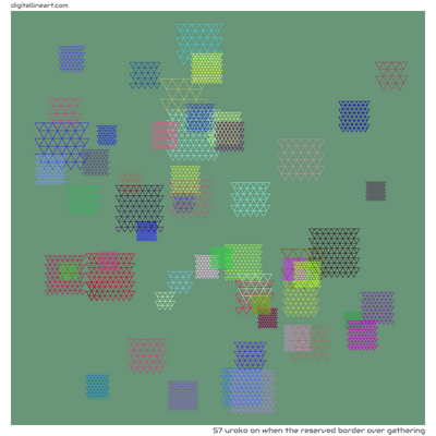 When the Reserved Border over Gathering — Uroko, 57 elements