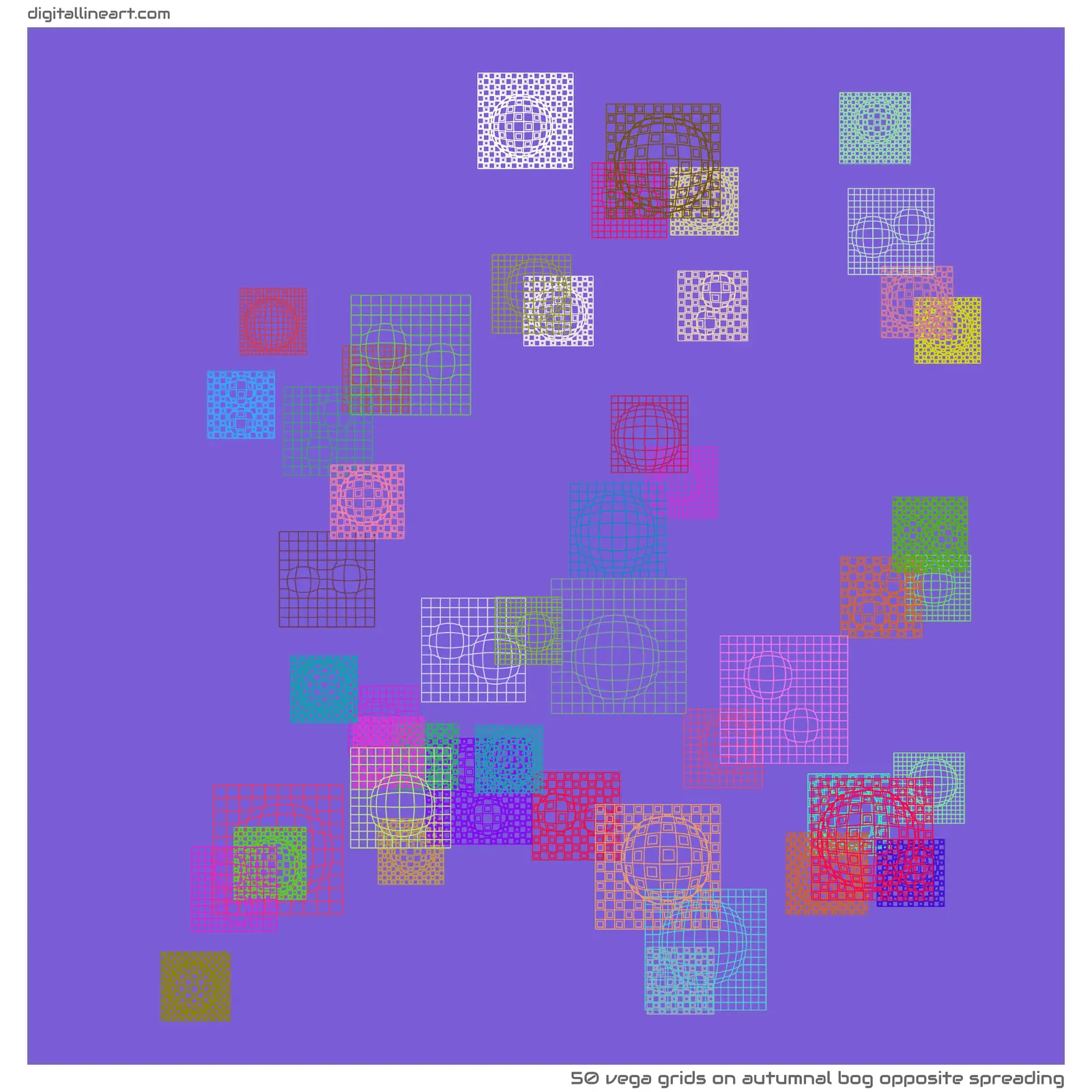 Autumnal Bog opposite Spreading — 50 vega grids
