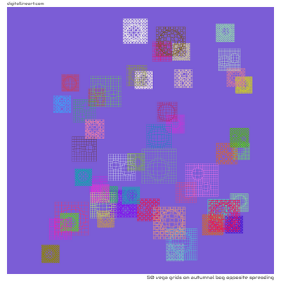 Autumnal Bog opposite Spreading — 50 vega grids