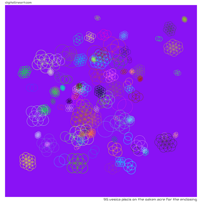 The Oaken Acre for the Enclosing — Vesica Piscis, 95 elements
