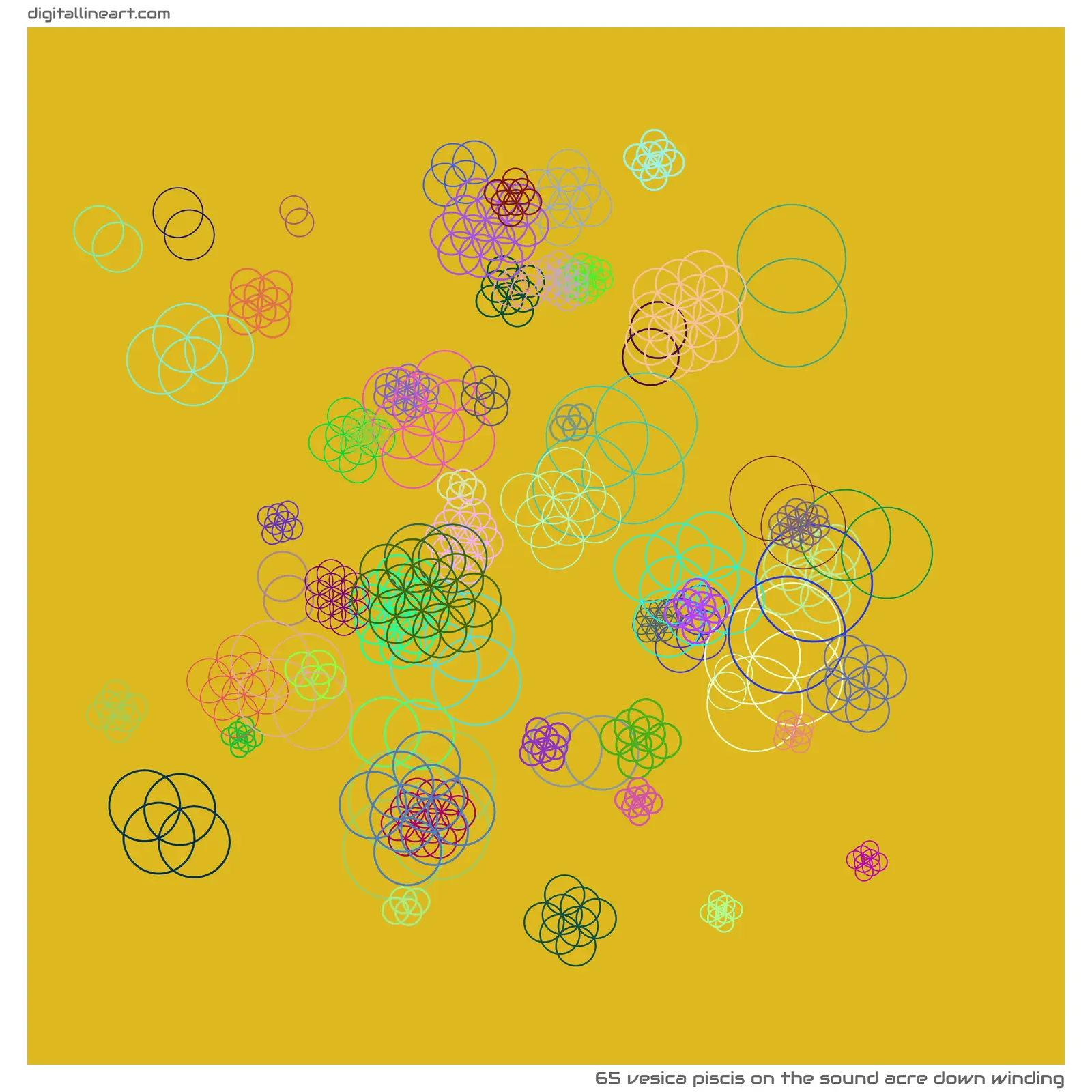 The Sound Acre down Winding — Vesica Piscis, 65 elements