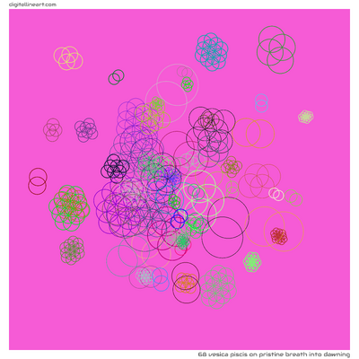 Pristine Breath into Dawning — Vesica Piscis, 68 elements
