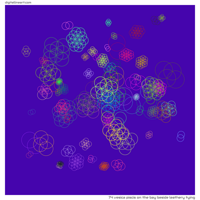 The Bay beside Leathery Tying — Vesica Piscis, 74 elements