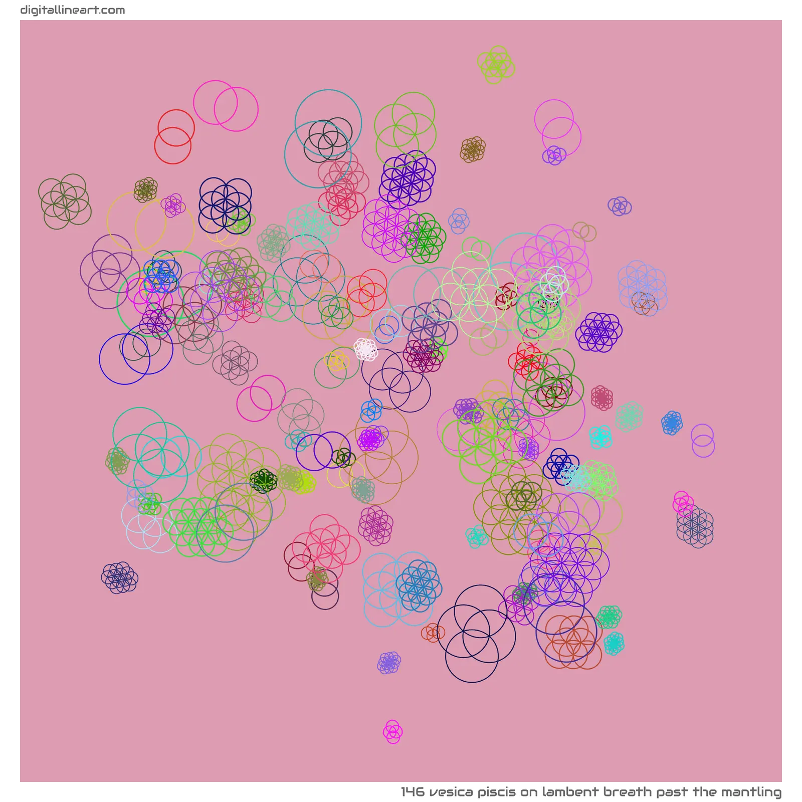 Lambent Breath past the Mantling — Vesica Piscis, 146 elements