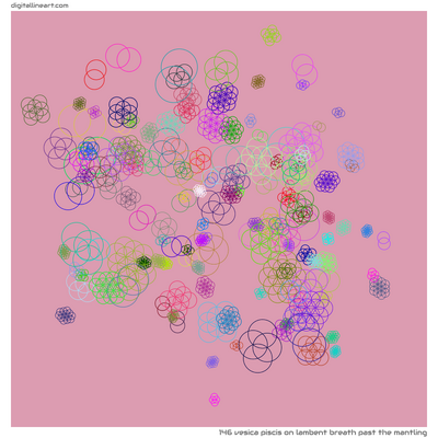 Lambent Breath past the Mantling — Vesica Piscis, 146 elements