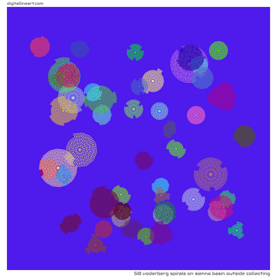 Sienna Basin outside Collecting — 50 voderberg spirals