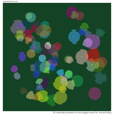The Stygian Cave for the Grinding — 75 voderberg spirals