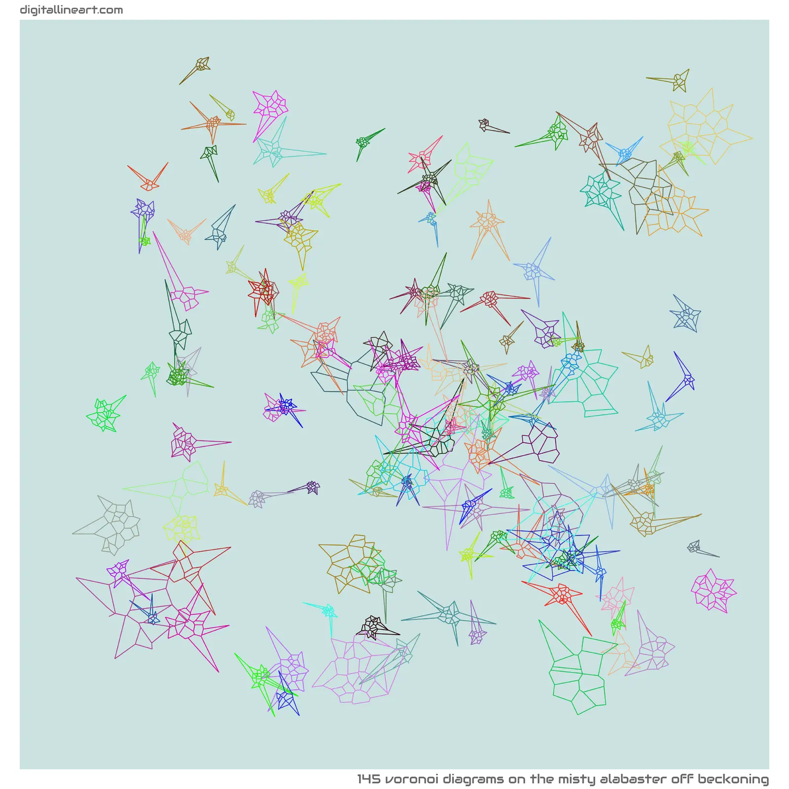 The Misty Alabaster off Beckoning — 145 Voronoi diagrams