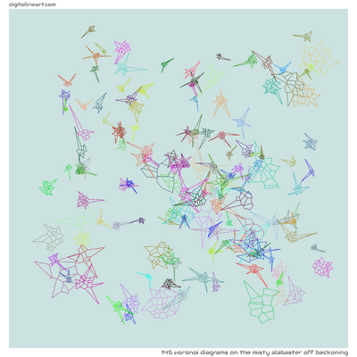 The Misty Alabaster off Beckoning — 145 Voronoi diagrams