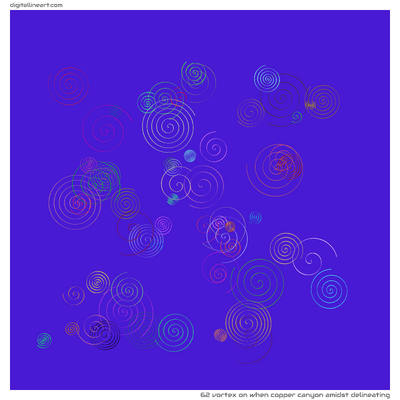 When Copper Canyon amidst Delineating — Vortex, 62 elements