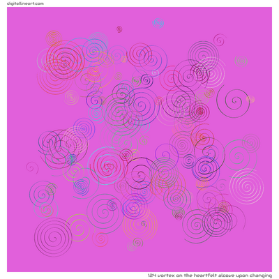 The Heartfelt Alcove upon Changing — Vortex, 124 elements