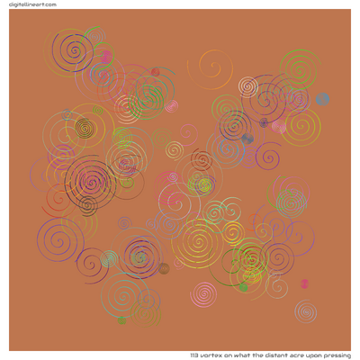 What the Distant Acre upon Pressing — Vortex, 113 elements