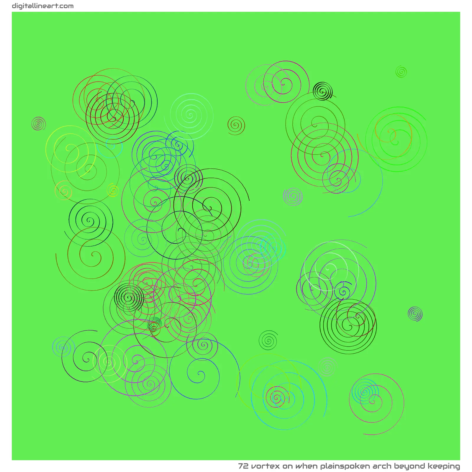 When Plainspoken Arch beyond Keeping — Vortex, 72 elements