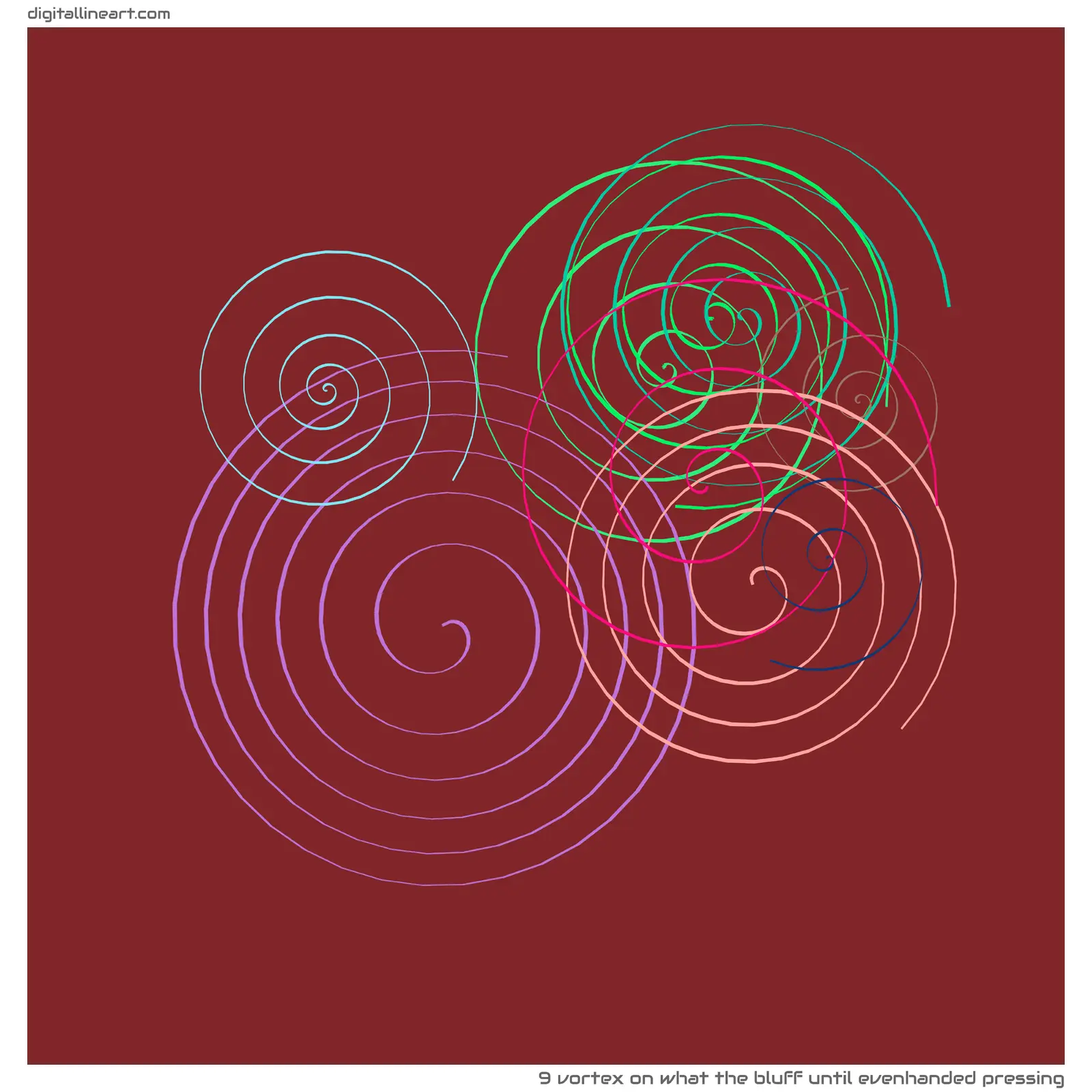 What the Bluff until Evenhanded Pressing — Vortex, 9 elements