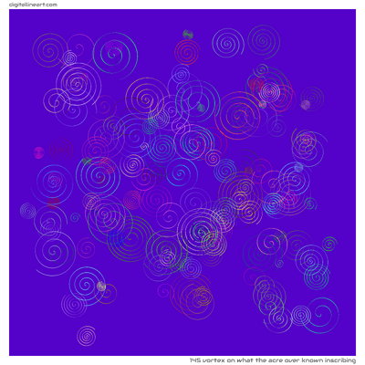 What the Acre over Known Inscribing — Vortex, 145 elements