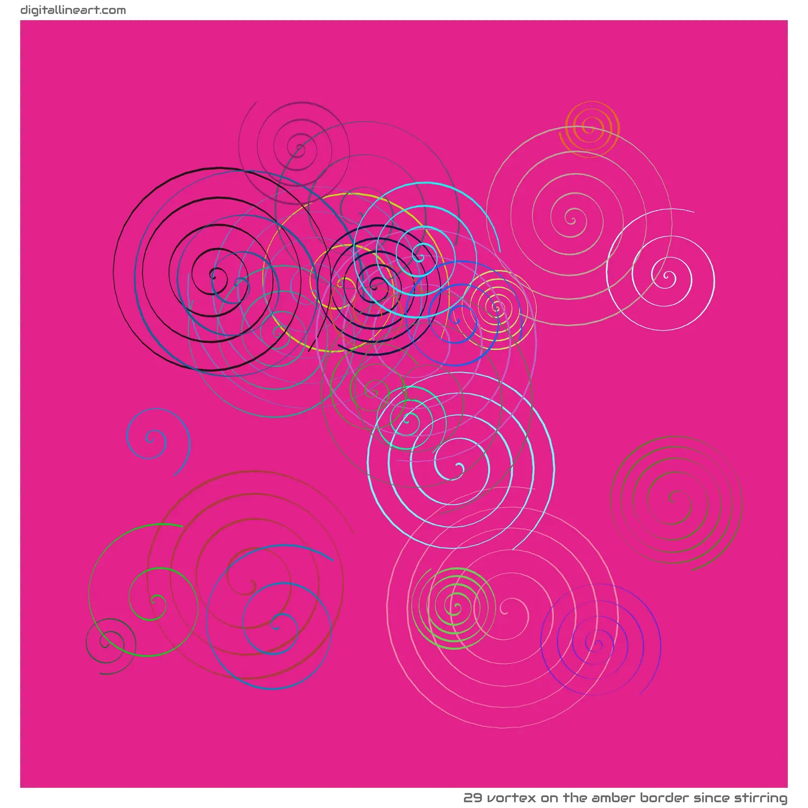 The Amber Border Since Stirring — Vortex, 29 elements