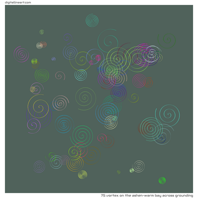 The Ashen-warm Bay across Grounding — Vortex, 75 elements