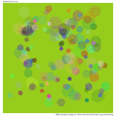 Time-honored Border by Extending — 130 warped rings