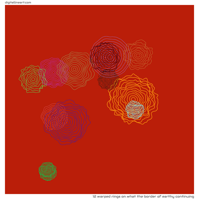 What the Border of Earthy Continuing — 12 warped rings