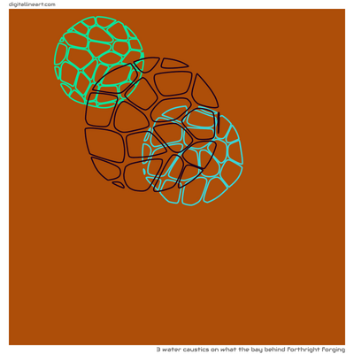 What the Bay behind Forthright Forging — 3 water caustics