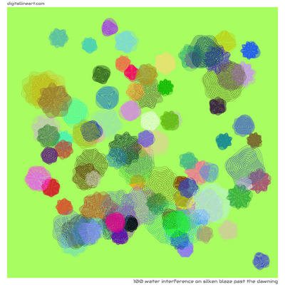 Silken Blaze past the Dawning — Water Interference, 100 elements